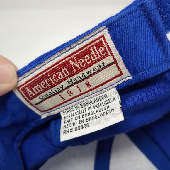 Excedrin PM Racing Herzog Motorsports Baseball Cap Blue One Size American Needle - Picture 9 of 10